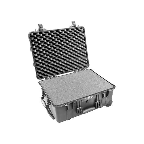  Pelican 1560 Camera Case With Foam (Silver)