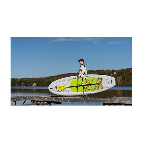  Pelican - SUP - Hardshell Stand-Up Paddleboard - Lightweight Board with a Bottom Fin for Paddling, Non-Slip Deck - Perfect for Youth & Adult