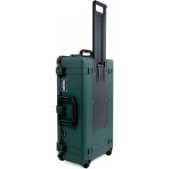 Trekking Green Pelican 1615 Air case with Black Handles & latches. Comes empty.