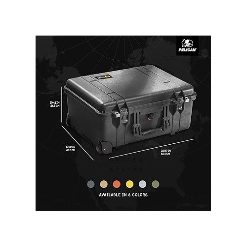  Pelican 1560 Case With Foam (Black)