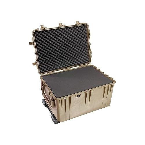  Pelican 1660 Camera Case With Foam (Desert Tan), Model: 1660-020-190