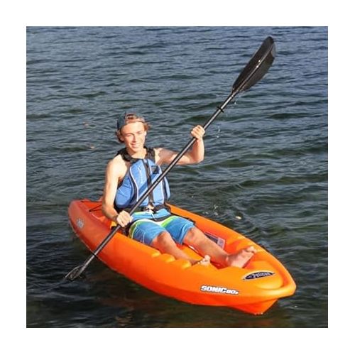  Pelican - Sonic 80X Youth Kayak - Sit-on-Top - Recreational Kayak - 8ft