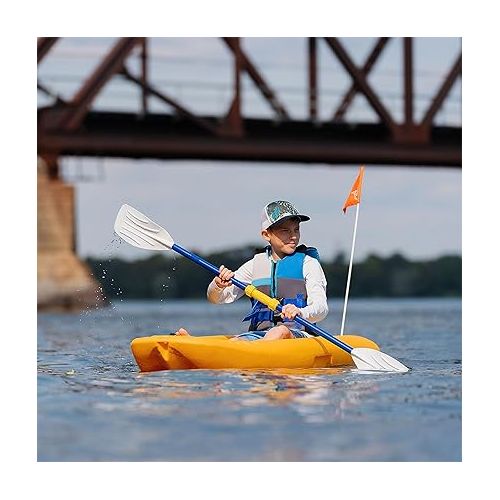  Pelican Solo 6 Feet Sit-on-top Youth Kayak |Pelican Kids Kayak|Perfect for Kids Comes with Kayak Accessories