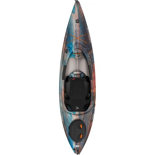  Pelican Argo 100XR - Premium Sit-in Recreational Kayak - Lightweight one Person Kayak - 10 ft - Cosmos