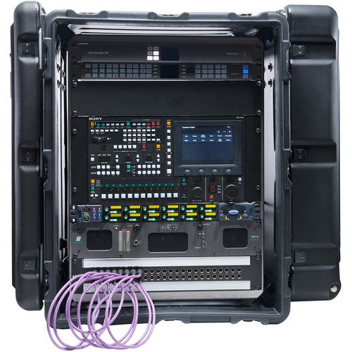  Pelican Super-V 14U Rackmount Case (14 RU, Black)