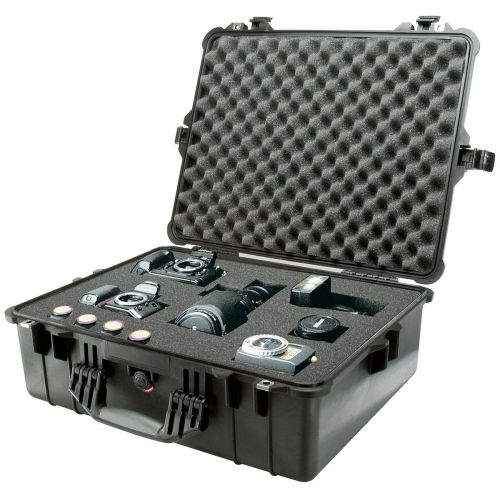  Pelican 1600 Camera Case With Foam (Yellow)