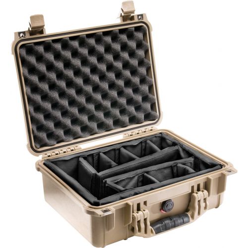  Pelican 1450 Case With Foam (Desert Tan)