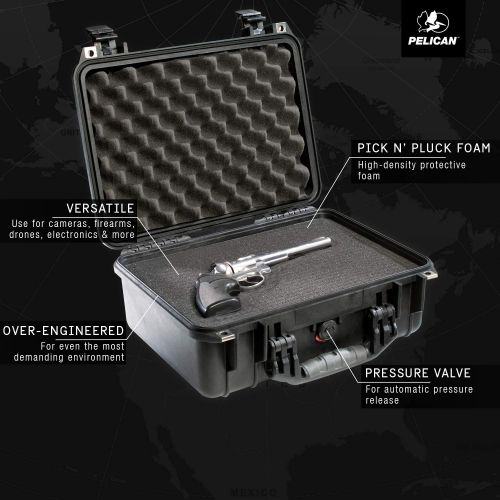  Pelican 1450 Case With Foam (Orange)