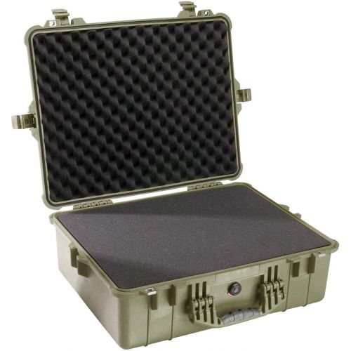  Pelican 1600 Camera Case with Foam (OD Green)