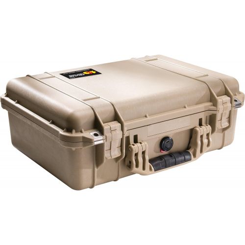  Pelican 1500 Camera Case With Foam (Desert Tan)