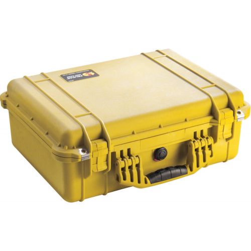  Pelican 1500 Camera Case With Foam (Yellow)