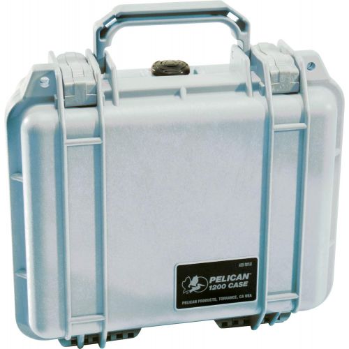  Pelican 1200 Case With Foam (Silver)