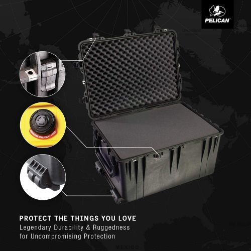  Pelican 1660 Case With Foam (Black)