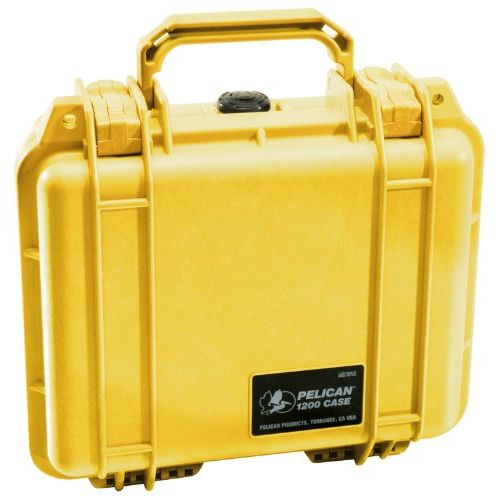  Pelican 1200 Case with Foam for Camera Yellow