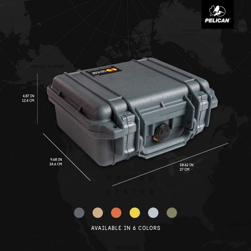  Pelican 1200 Case with Foam for Camera Yellow