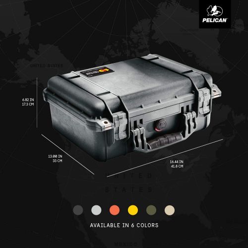  Pelican 1450 Case With Foam (Black)