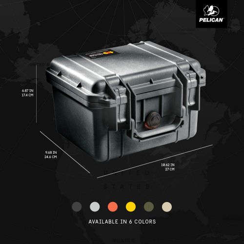  Pelican 1300 Camera Case With Foam (Yellow)