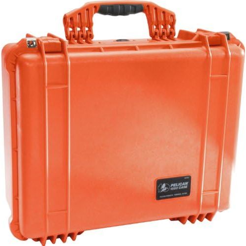  Pelican 1550 Camera Case With Foam (Orange)