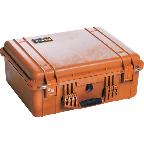  Pelican 1550 Camera Case With Foam (Orange)