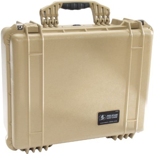  Pelican 1550 Camera Case With Foam (Silver)