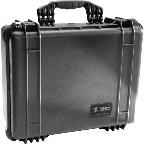  Pelican 1550 Camera Case With Foam (Silver)