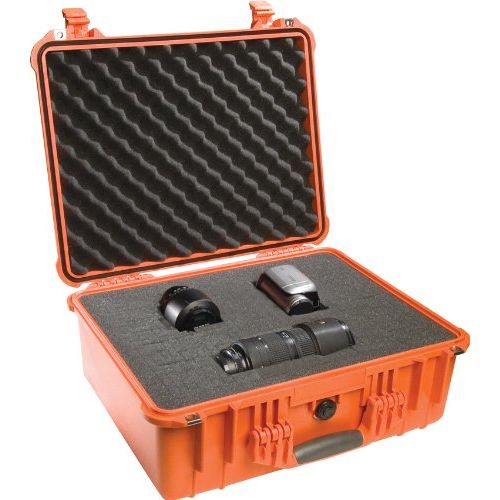  Pelican 1550 Camera Case With Foam (Silver)