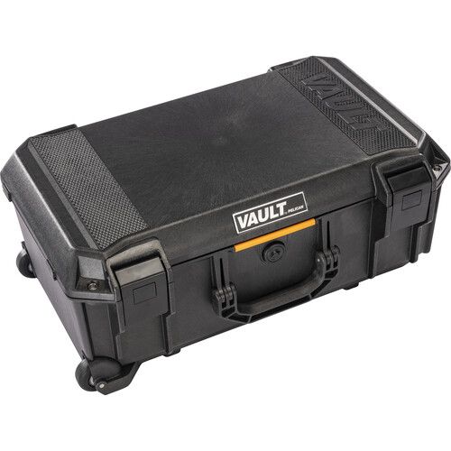  Pelican V525 Vault Rolling Hard Case with Padded Divider Insert (Black)