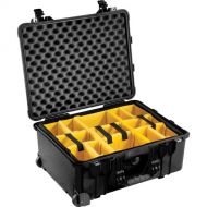 Pelican 1564 for the Waterproof 1560 Case with Yellow and Black Divider Set (Black)