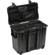 Pelican 1447 Top Loader 1440 Case with Office Divider (Black)