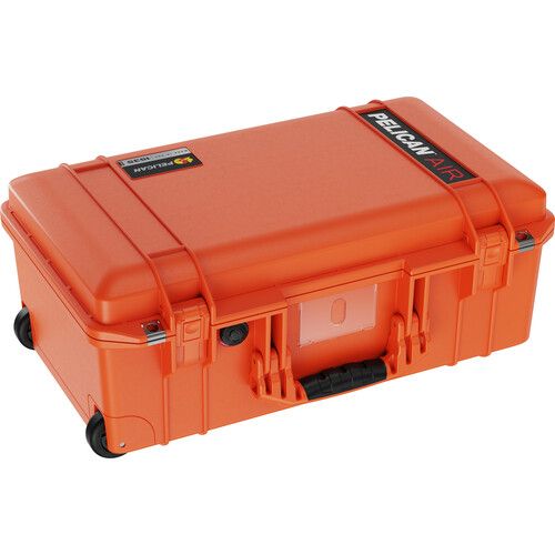  Pelican 1535AirNF Wheeled Carry-On Hard Case (Orange, 26.9L)