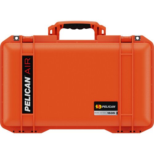  Pelican 1535AirNF Wheeled Carry-On Hard Case (Orange, 26.9L)