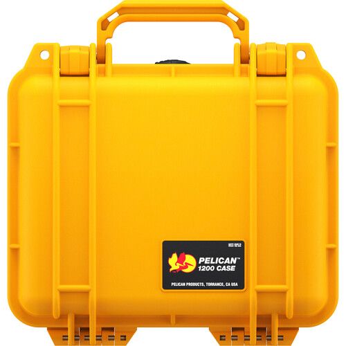  Pelican 1200 Case without Foam (Yellow)