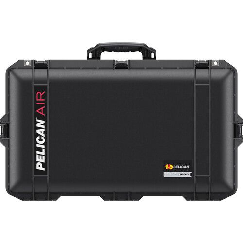  Pelican 1605AirWD Hard Carry Case with Padded Divider Insert (Black)