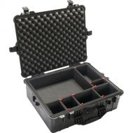 Pelican 1600TP Case with TrekPak Divider System (Black)