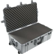 Pelican 1615AirWF Wheeled Hard Case with Foam Insert (Silver)