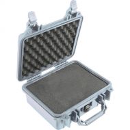 Pelican 1200 Case with Foam (Silver)