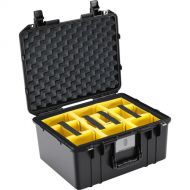 Pelican 1557AirWD Hard Carry Case with Padded Divider Insert (Black)