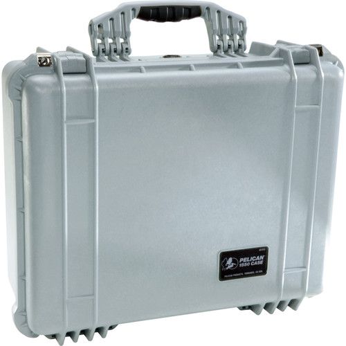  Pelican 1550 Case with Foam (Silver)