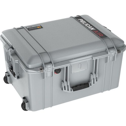  Pelican 1607AirNF Wheeled Hard Case with Liner, No Insert (Silver)