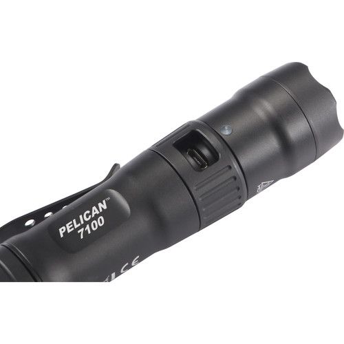  Pelican 7100 Rechargeable Tactical Flashlight (Black)