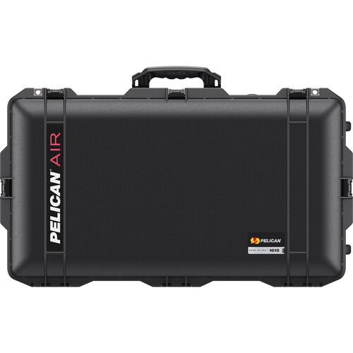  Pelican 1615AirWF Wheeled Hard Case with Foam Insert (Black)