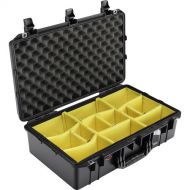 Pelican 1555AirWD Hard Carry Case with Divider Insert (Black)