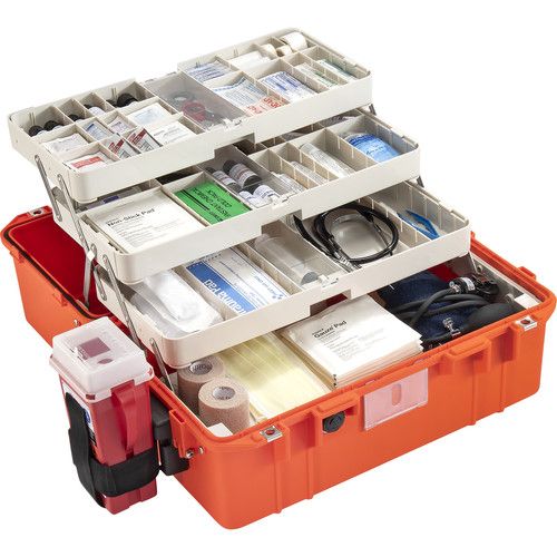  Pelican 1465EMS Air EMS Case with Organizer and Dividers (Orange)