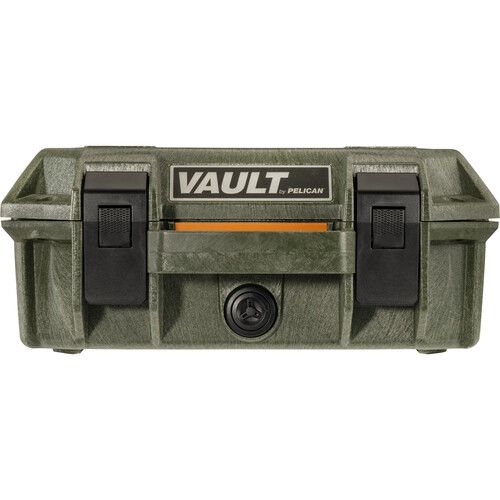  Pelican Vault V100 Case with Foam Insert (Green, 6.5L)