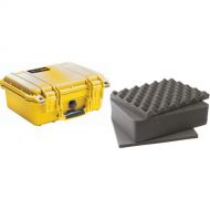 Pelican 1400 Case with Foam (Yellow)