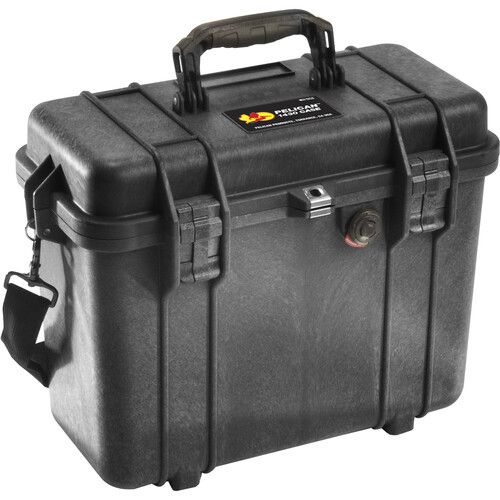  Pelican 1430 Top Loader Case v2 with Office Divider Insert (Black)