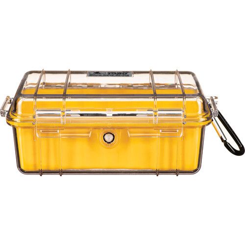  Pelican 1050 Clear Micro Case (Yellow)