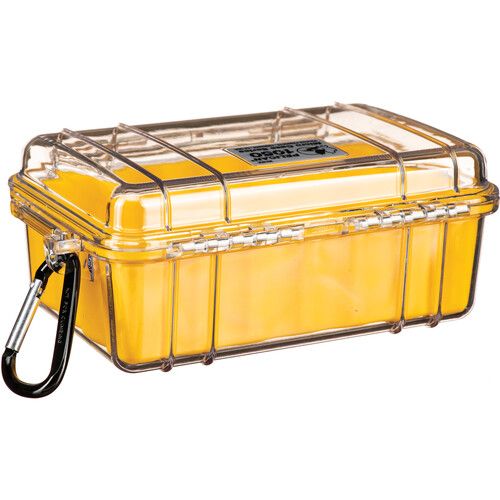  Pelican 1050 Clear Micro Case (Yellow)