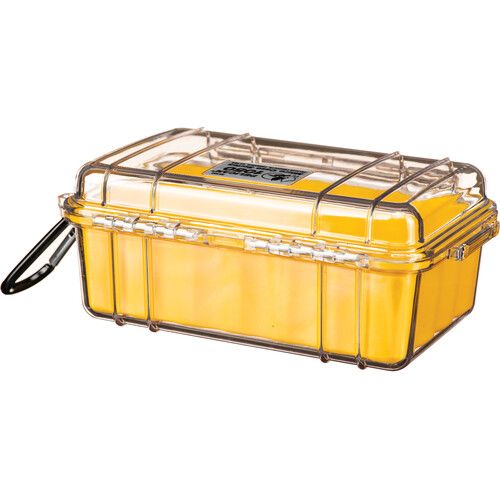  Pelican 1050 Clear Micro Case (Yellow)