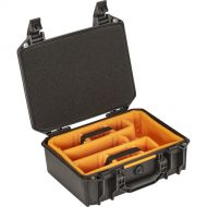 Pelican Vault V200 Case with Lid Foam and Dividers (Black, 12.7L)